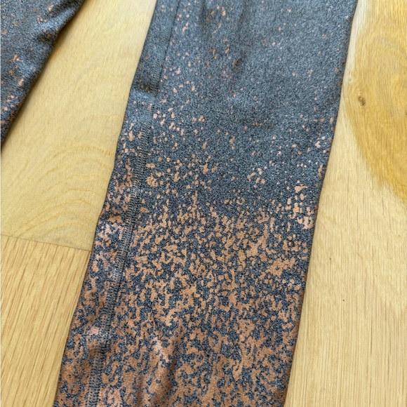 Women's Gray and Brown Leggings - Picture 3 of 5